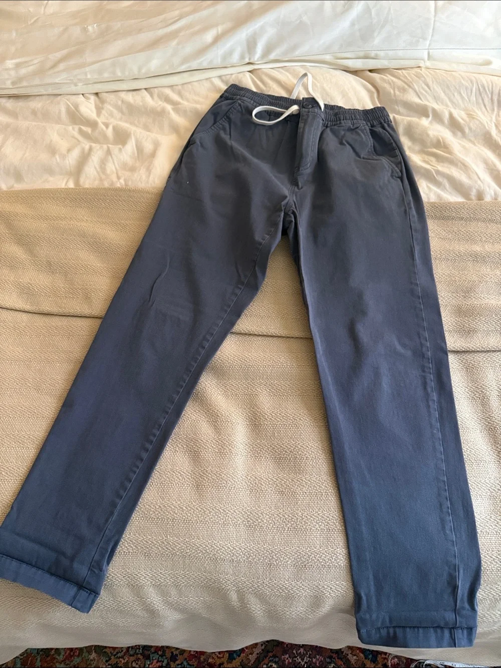 J. Crew Navy Drawcord Chinos
